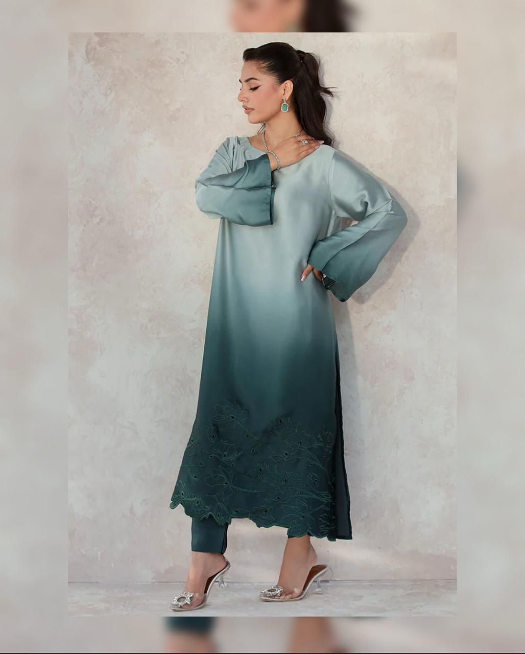 WINTER SILK DIGITAL PRINTED 3-PIECE - SD#61